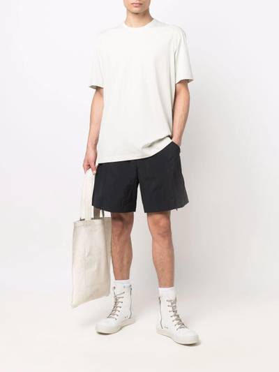 Y-3 slim-fit track shorts outlook