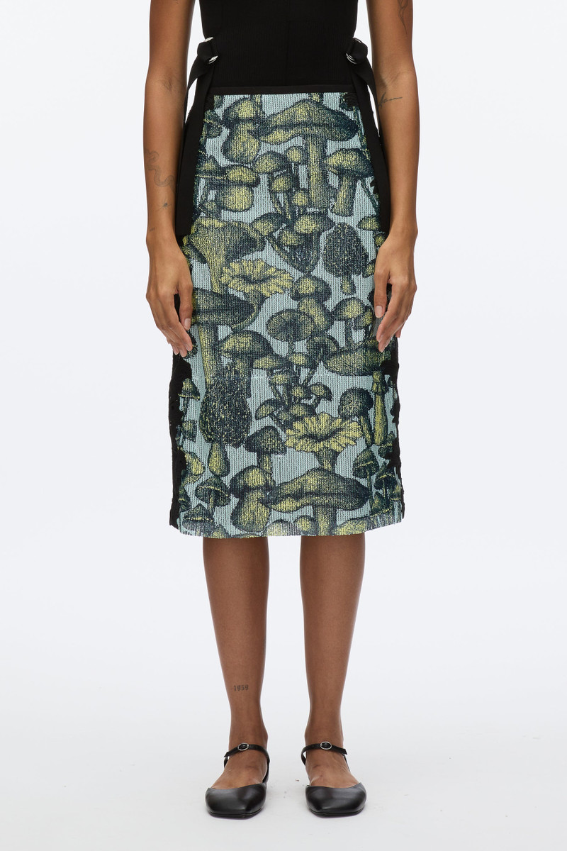 3.1 Phillip Lim Ethereal Mushroom Sequin Slip Skirt with Lace outlook