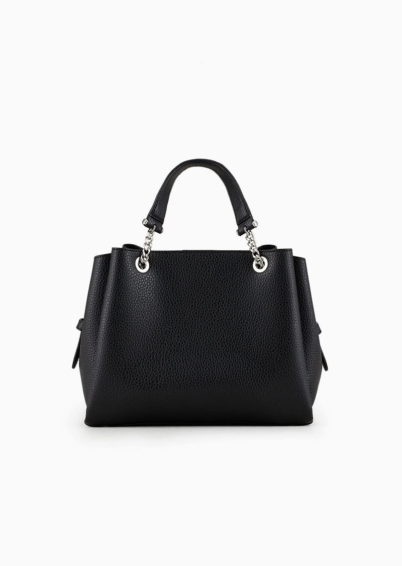 Palmellato leather-effect handbag with eagle charm 4