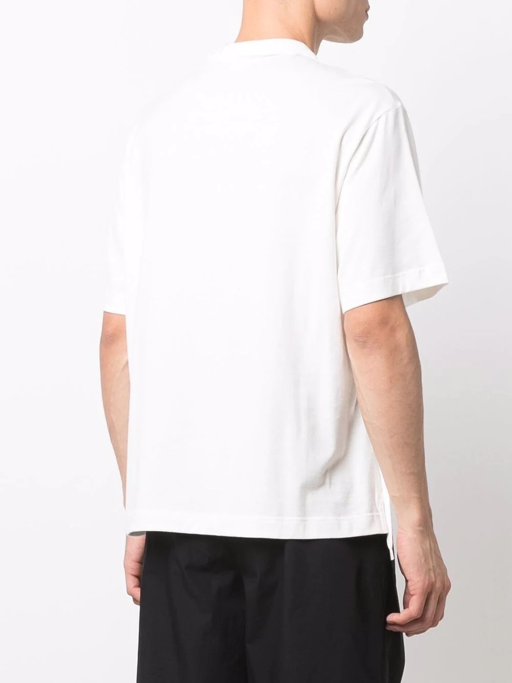 laced short-sleeve T-shirt - 4