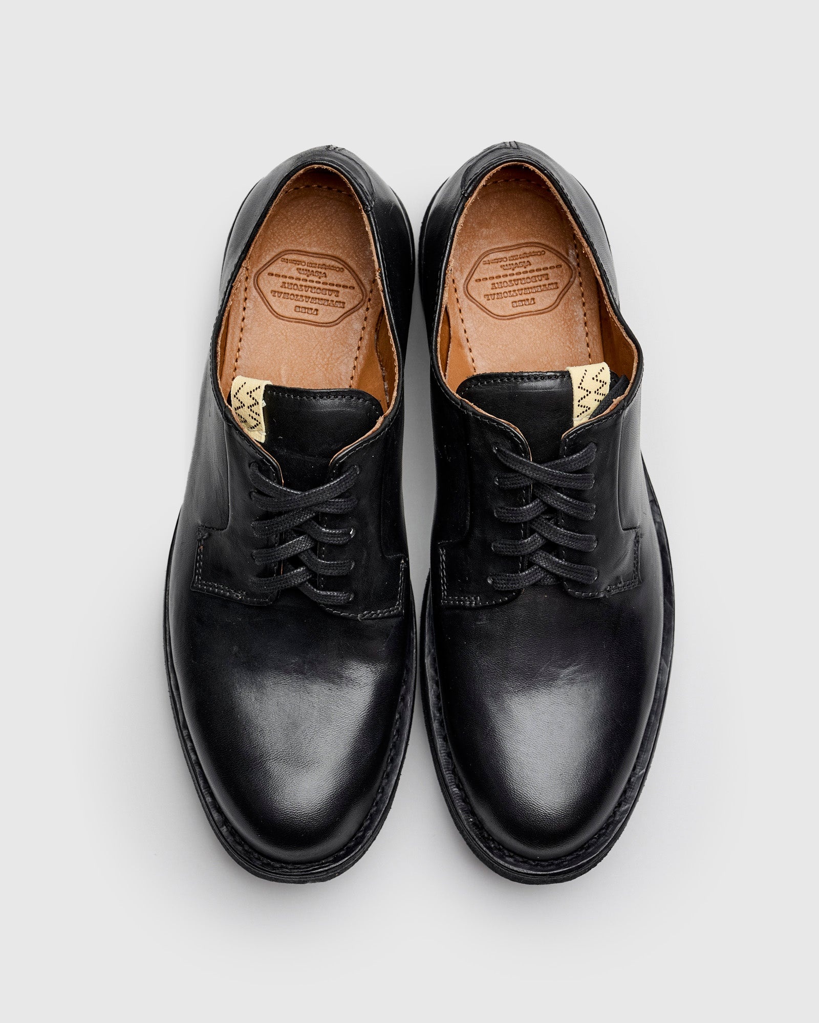 G.P.O-Folk Derby in Black Horsehide - 6