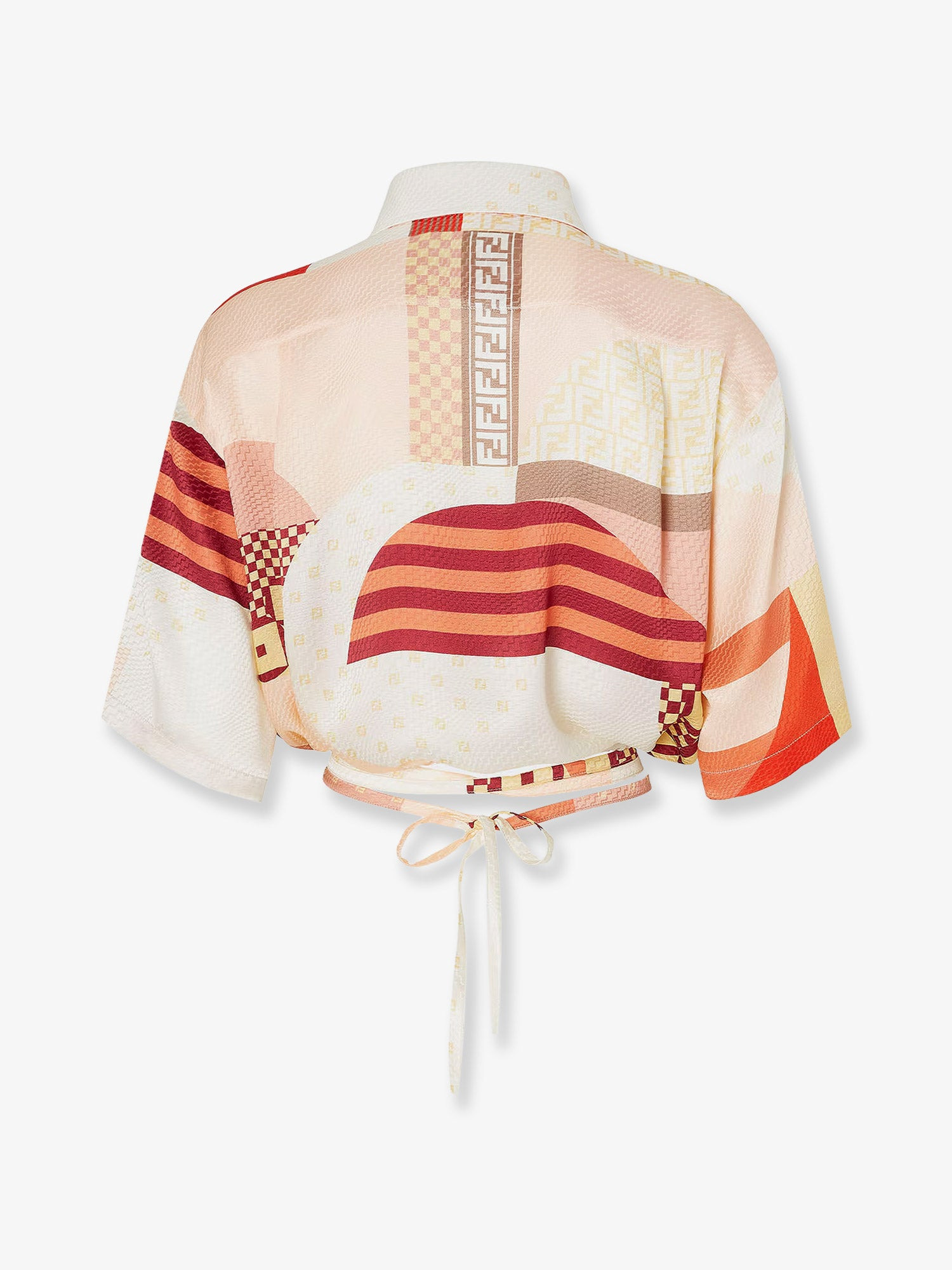 Patchwork Silk Shirt - 2