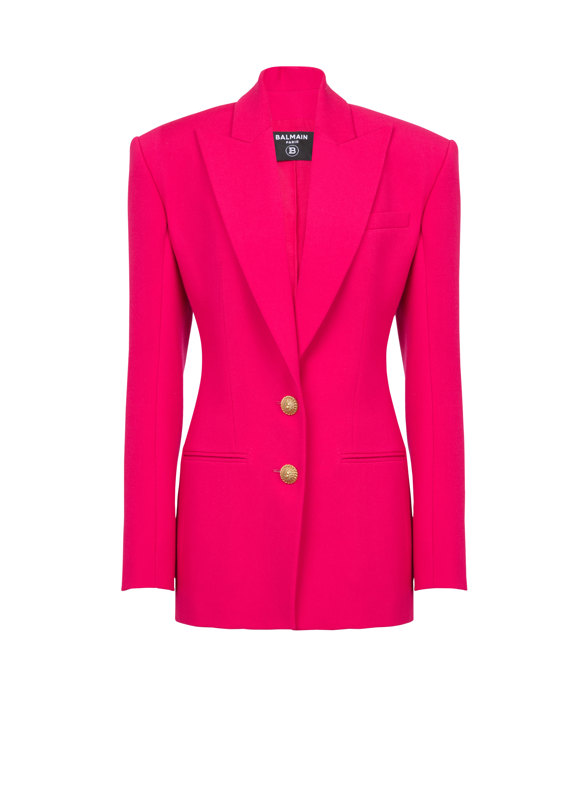 2-button cinched-waist jacket - 1