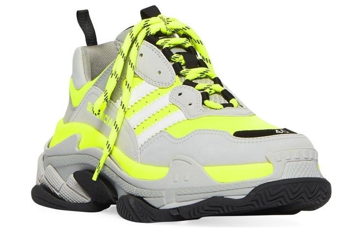 Balenciaga Triple S x adidas 'Fluo Yellow' 712821W2ZB57512 - 3