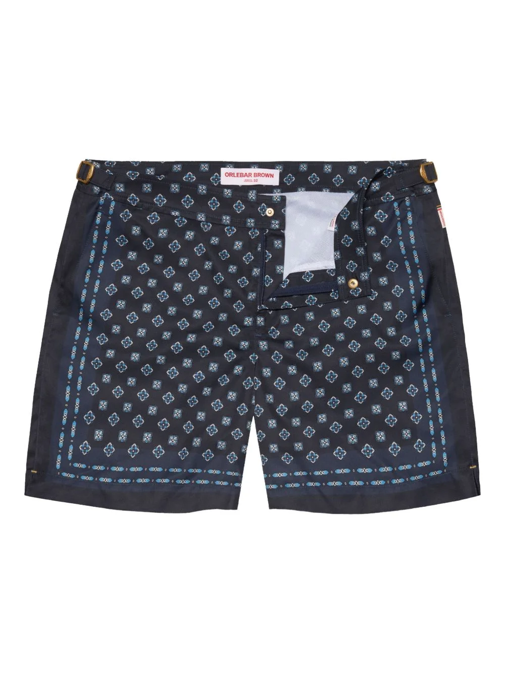 Bulldog printed swim shorts - 1