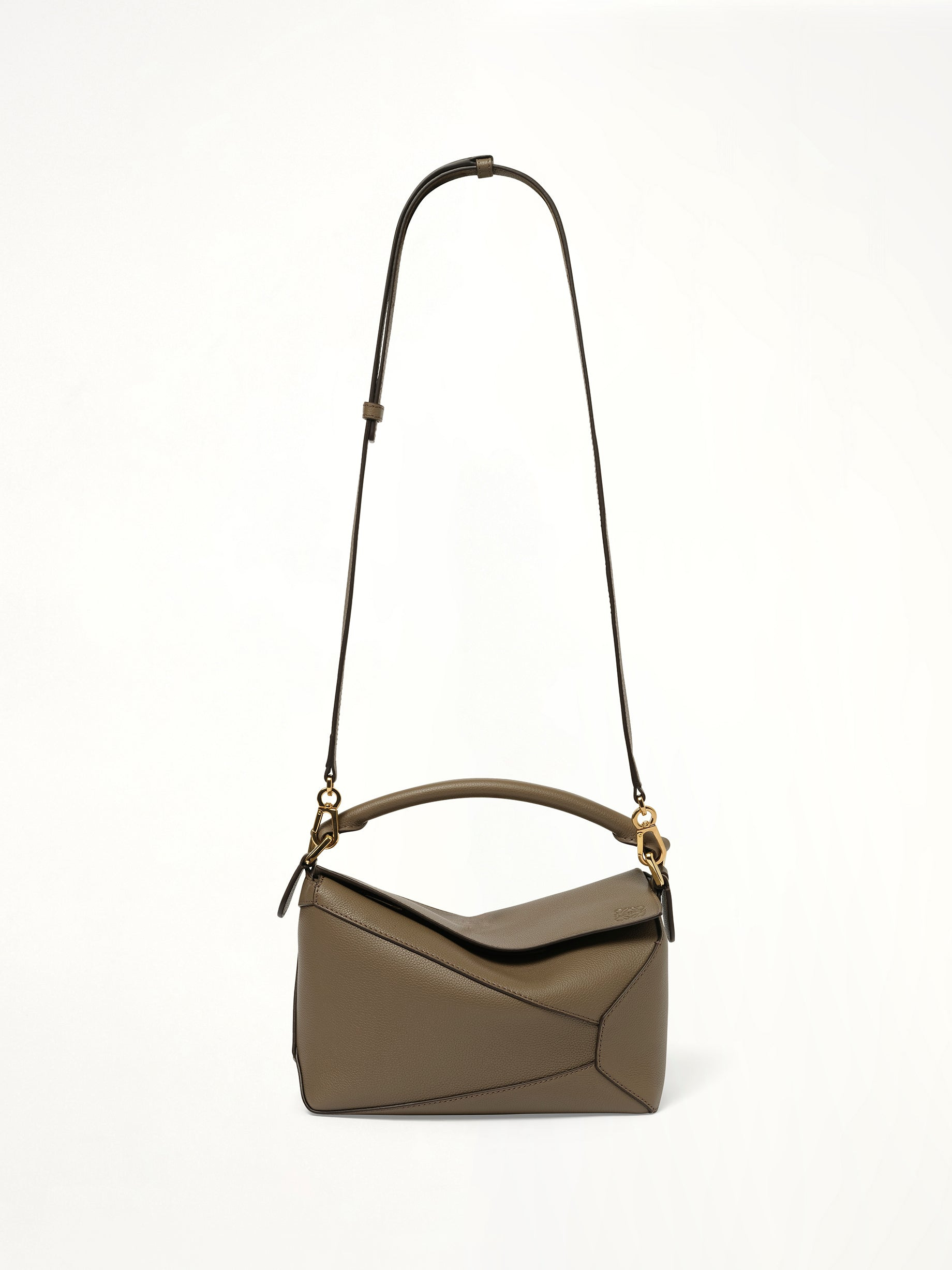 Puzzle Edge Small Bag in Taupe - 7
