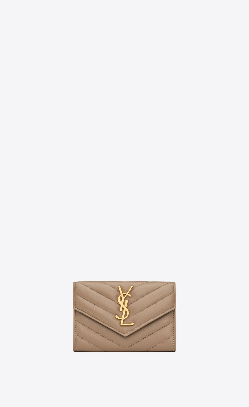 cassandre matelassé small envelope wallet in lambskin - 1