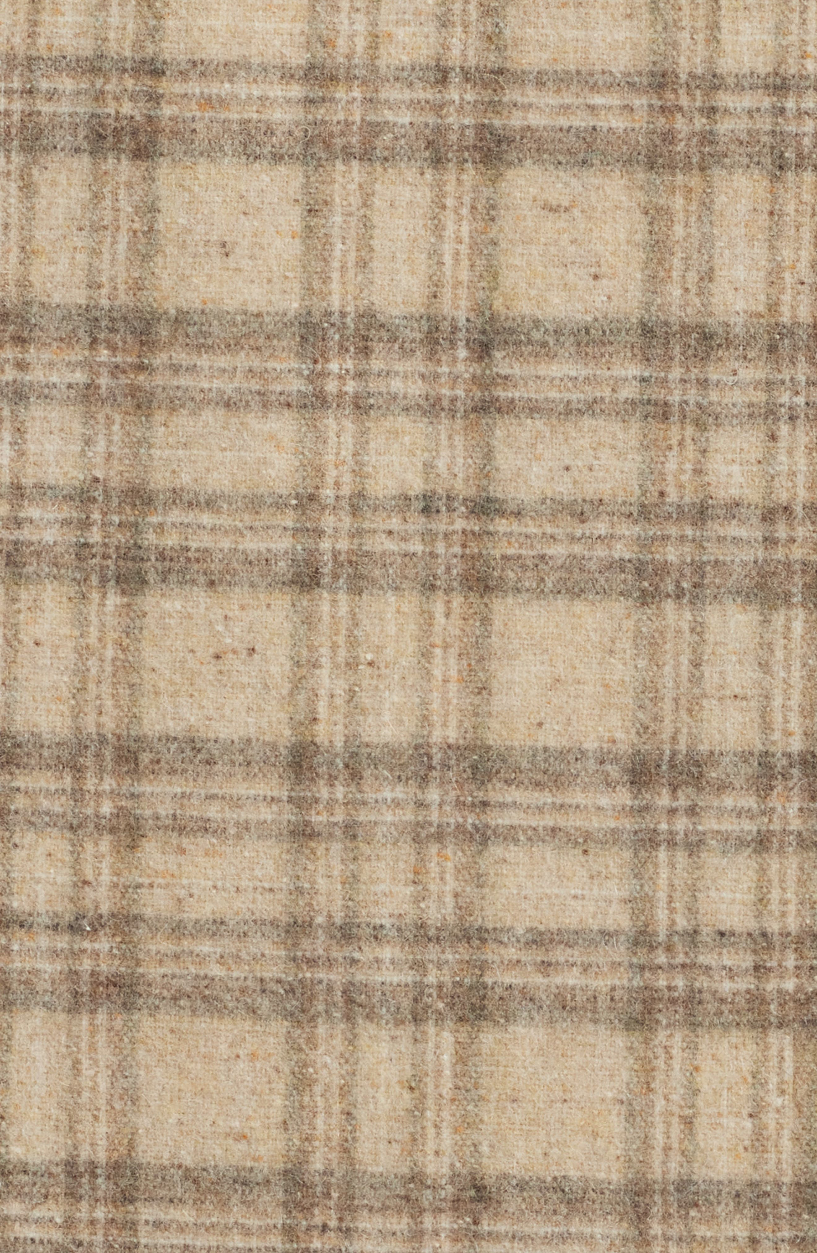 FRAME Plaid Wool Blend Overshirt in Beige Multi at Nordstrom - 5