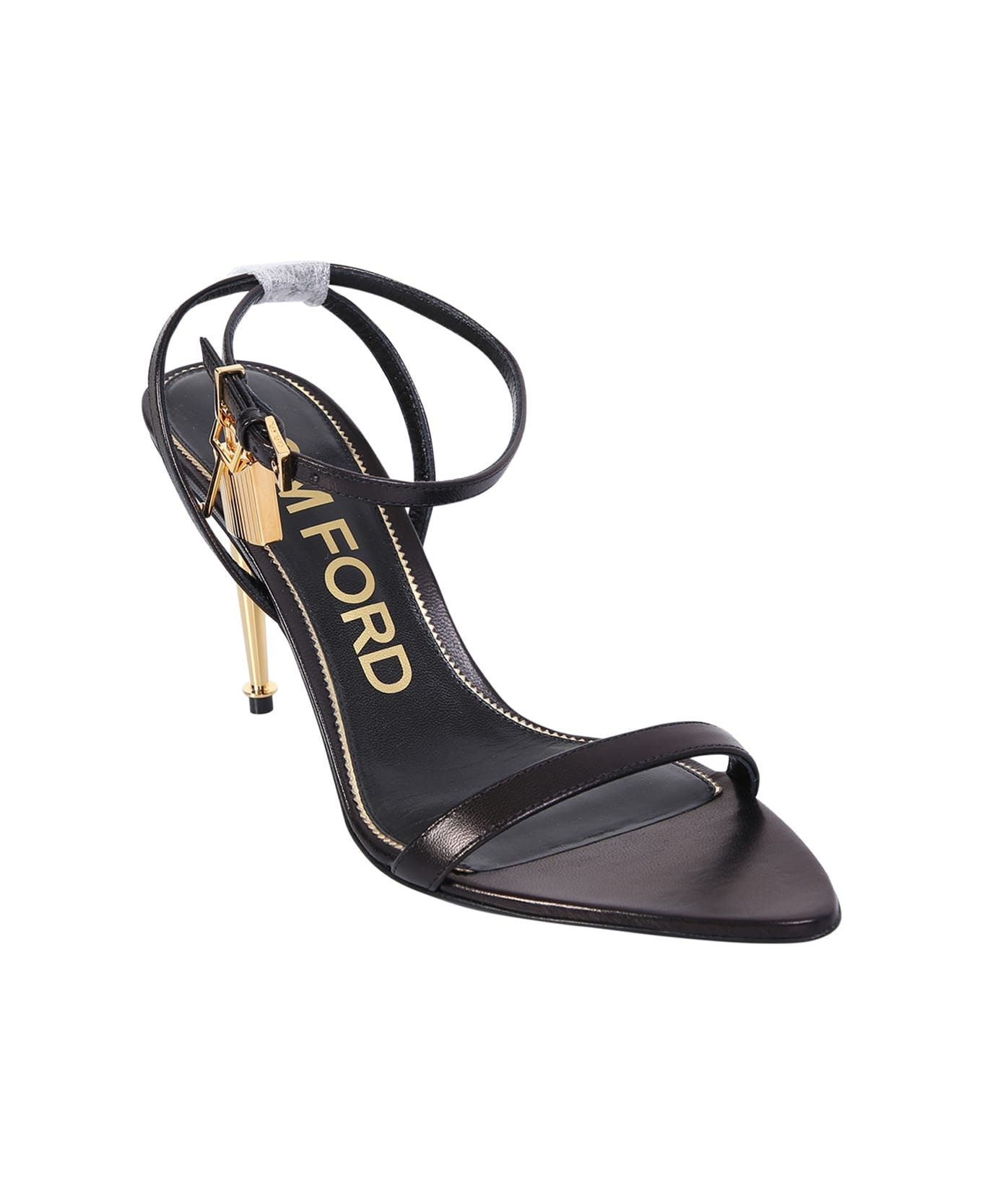 Padlock Pointy Naked Sandals - 2