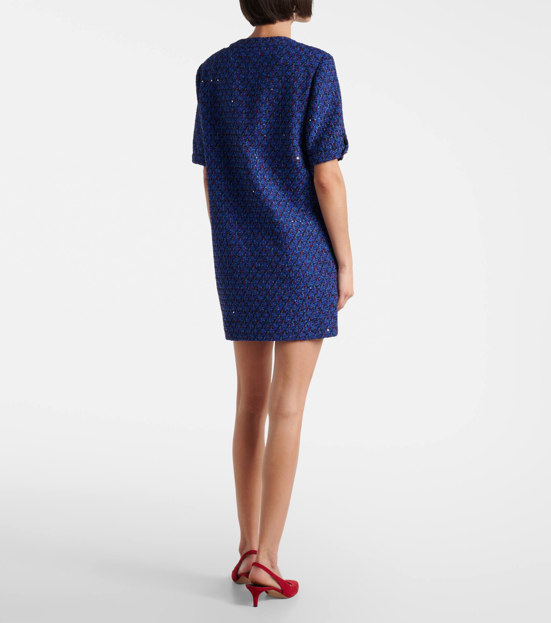 Sequined tweed minidress - 3