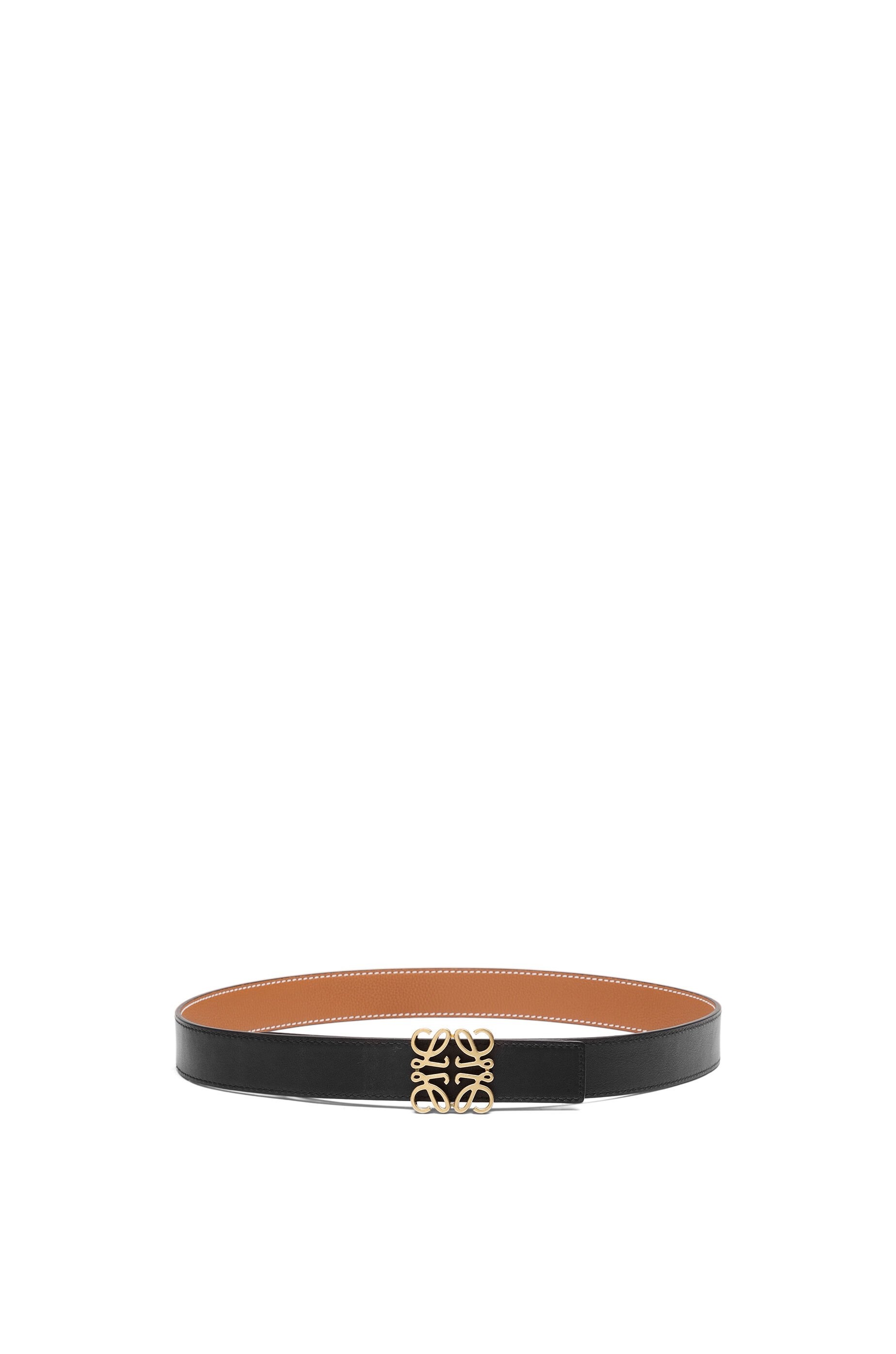 Anagram belt in soft grained calfskin - 2