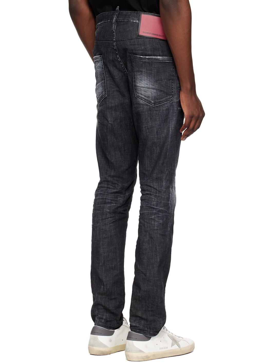 Black Easy Wash Cool Guy Jeans - 3