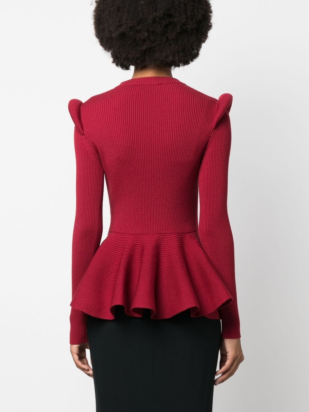 long-sleeve knitted top - 4