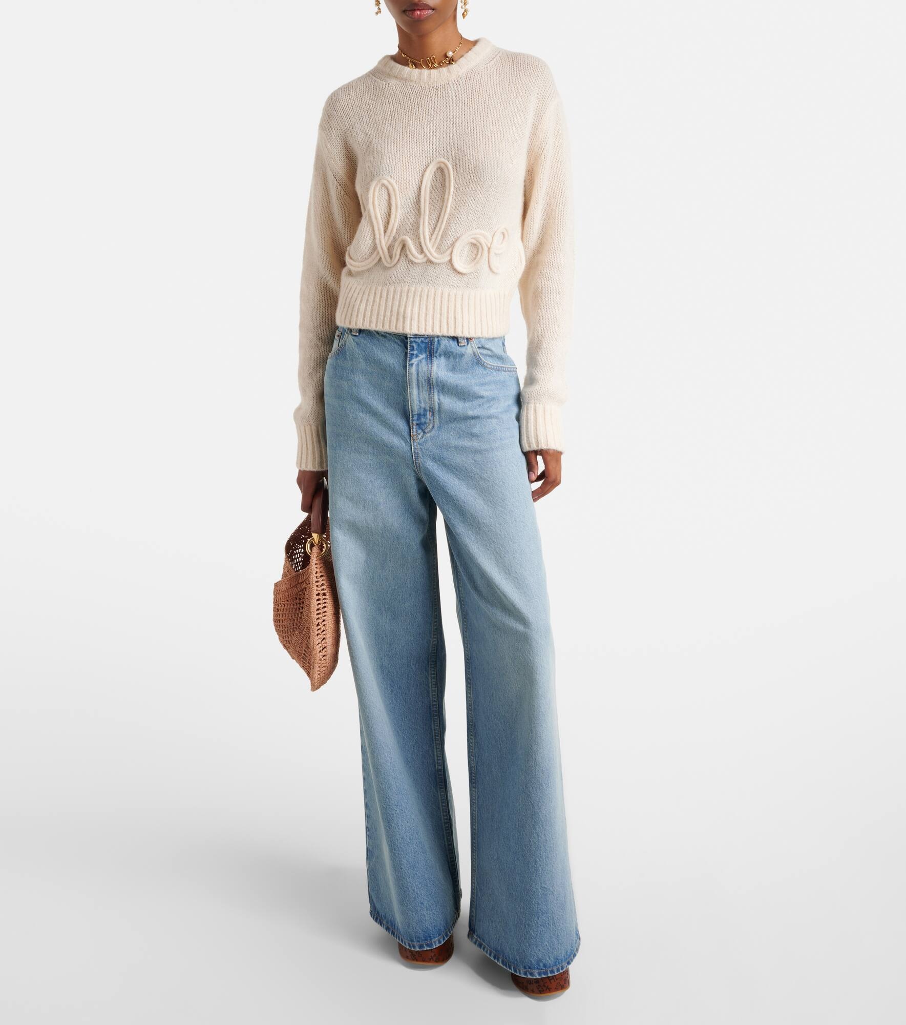 High-rise wide-leg jeans - 2