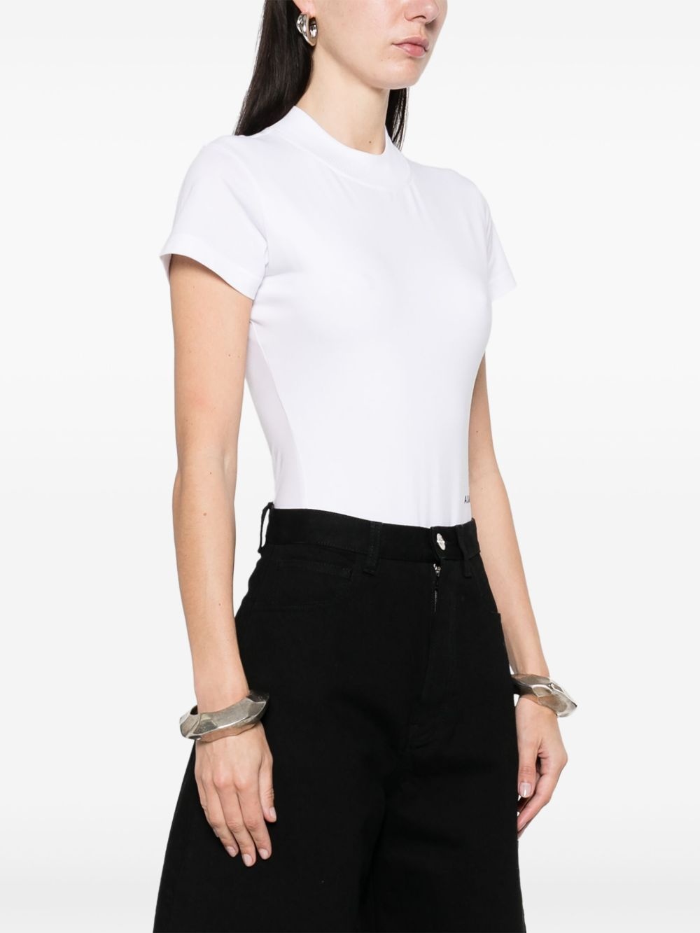 logo-embroidered bodysuit - 3