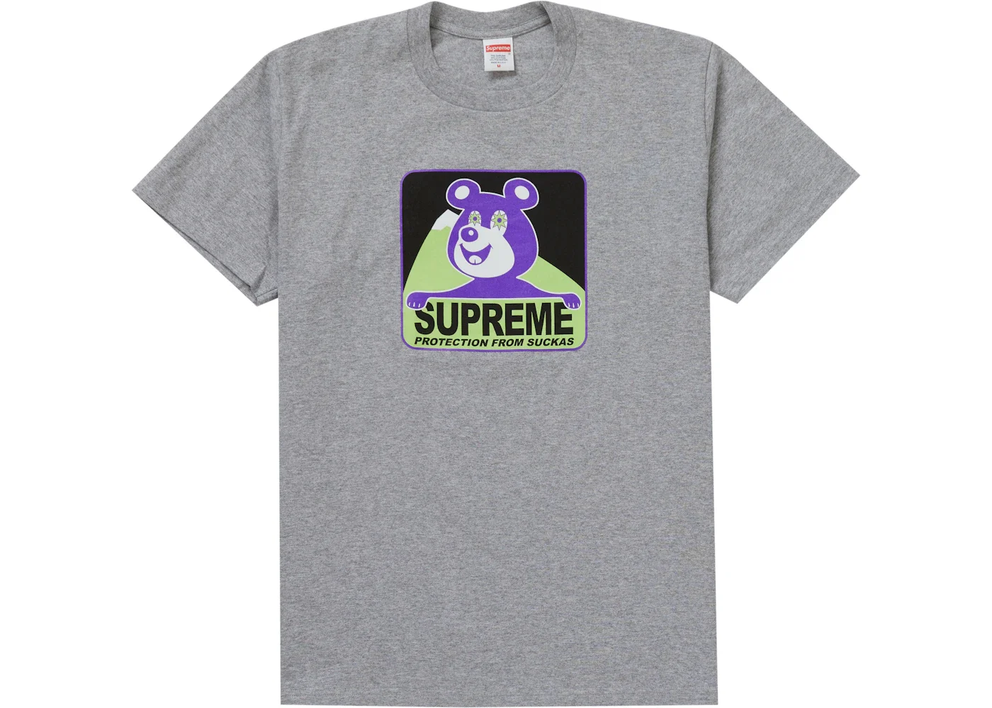 Supreme Bear Tee Heather Grey - 1