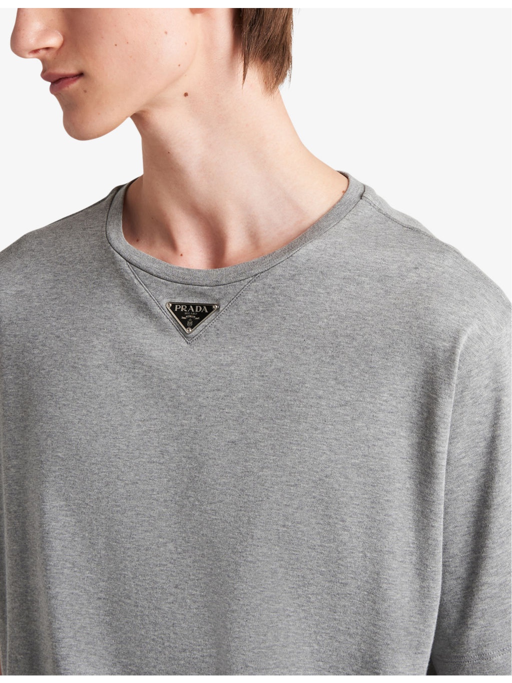 Brand-plaque oversized-fit cotton-jersey T-shirt - 5