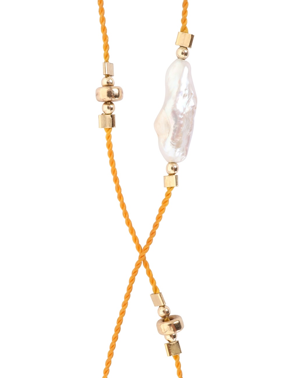 LONG CORD PEARL WRAP BRACELET - 3