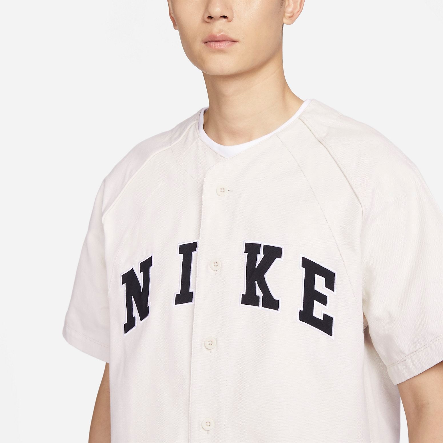 Nike Apricot Button Baseball shirt 'White' FQ7001-104 - 3