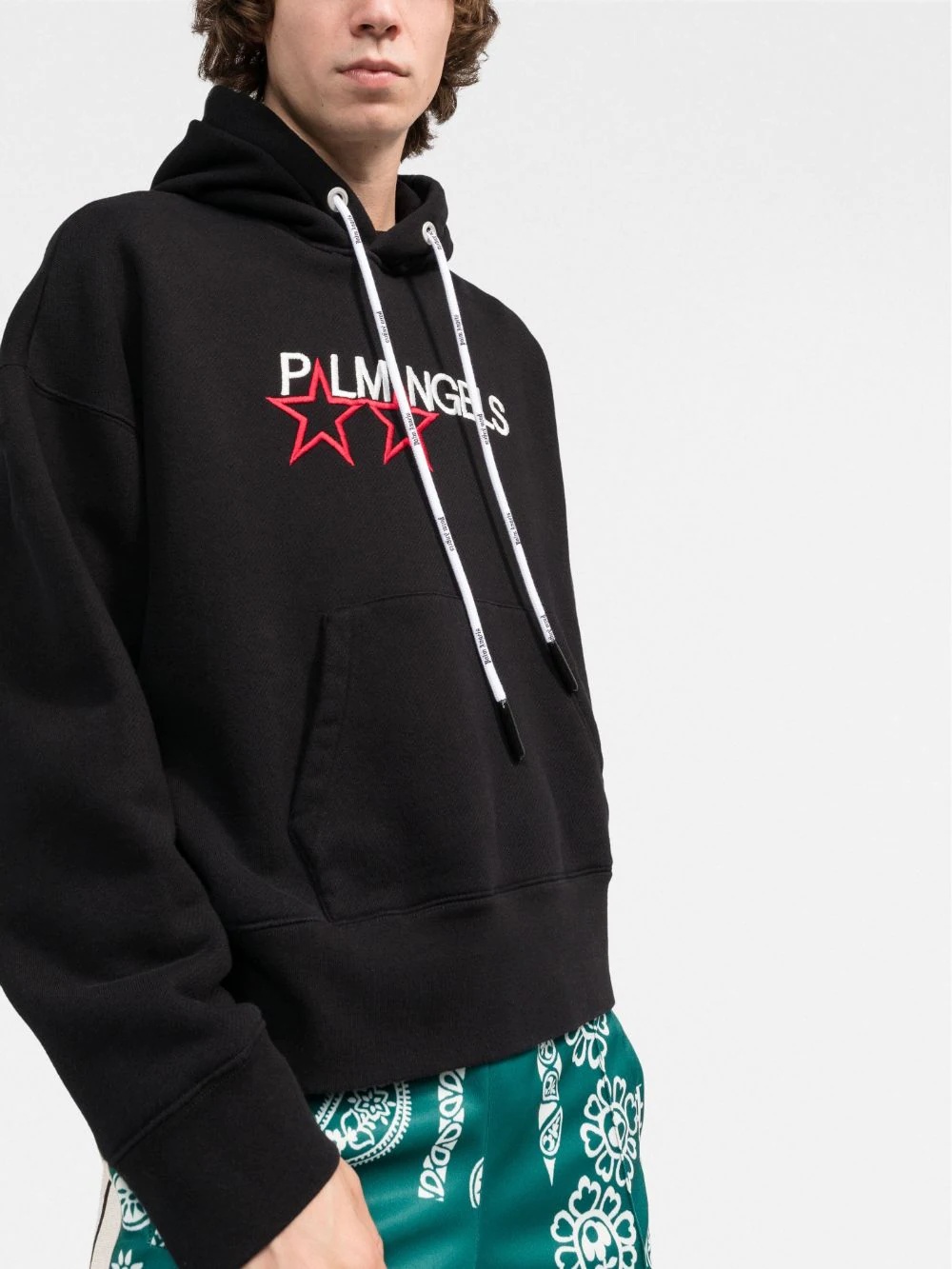 stars logo-embroidered hoodie - 3