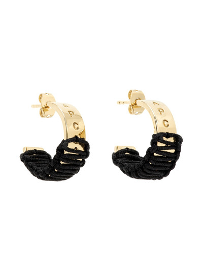 A.P.C. Gold & Black Hoop Earrings outlook