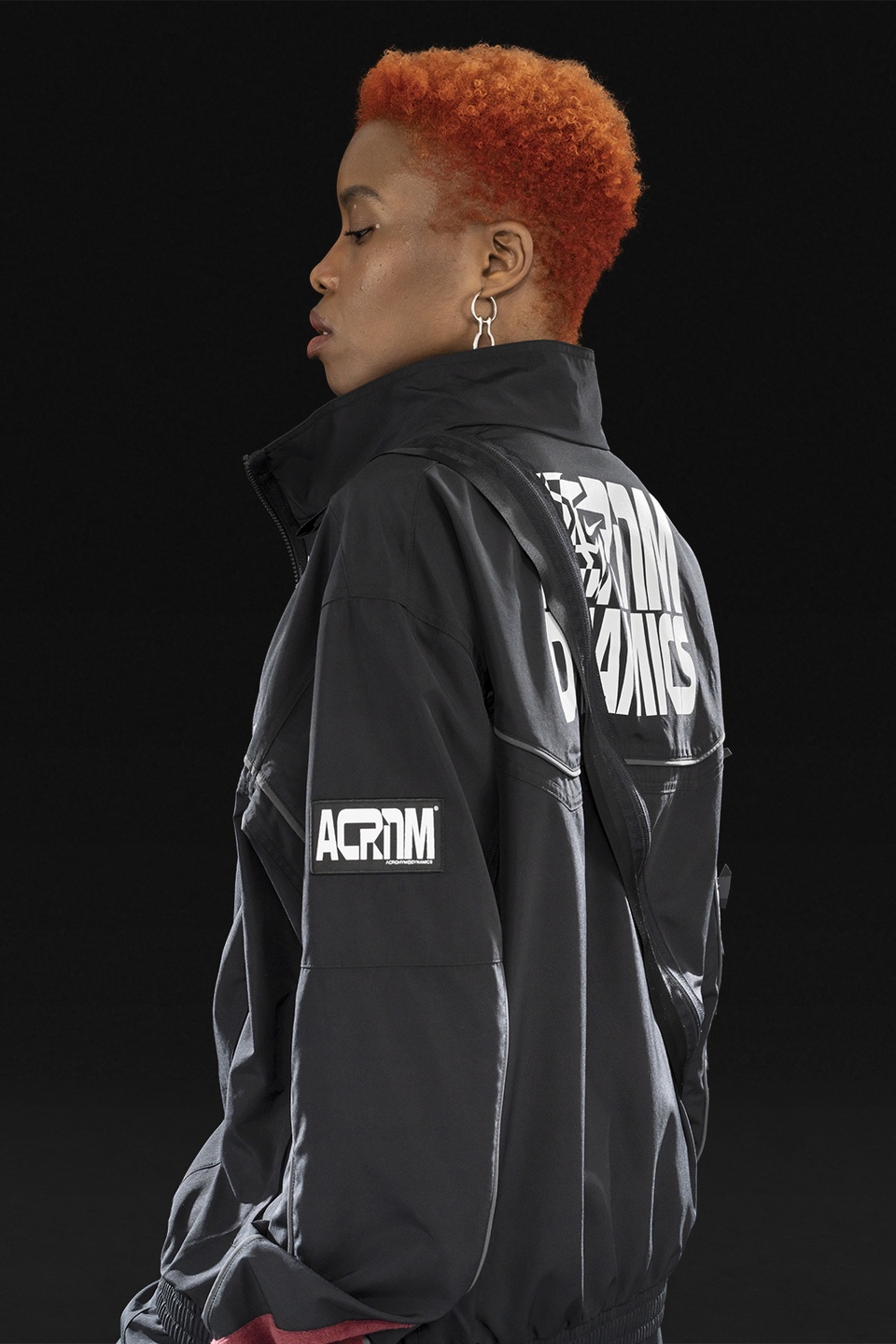 GGG-J2-010 Nike® Acronym® Track Jacket Woven Black/Black - 28