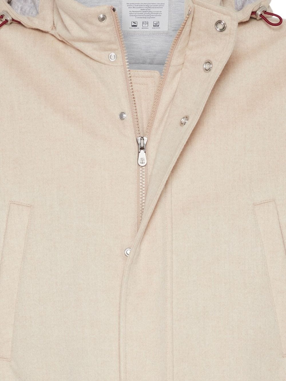 hooded cashmere jacket - 6