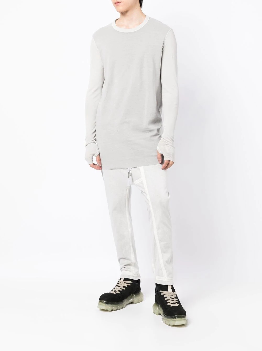 panelled drawstring-waist track pants - 2