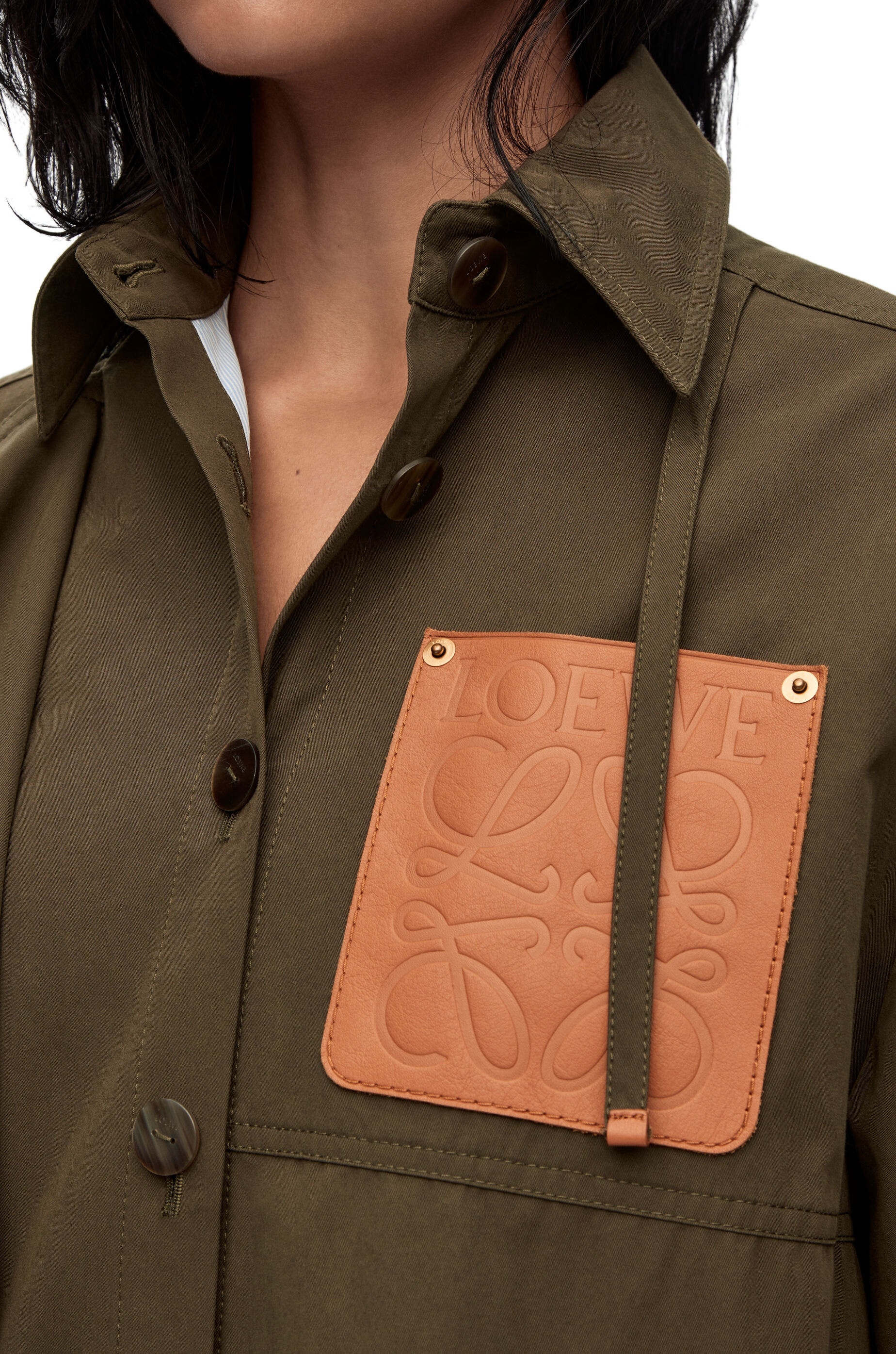 Hooded parka in cotton - 5