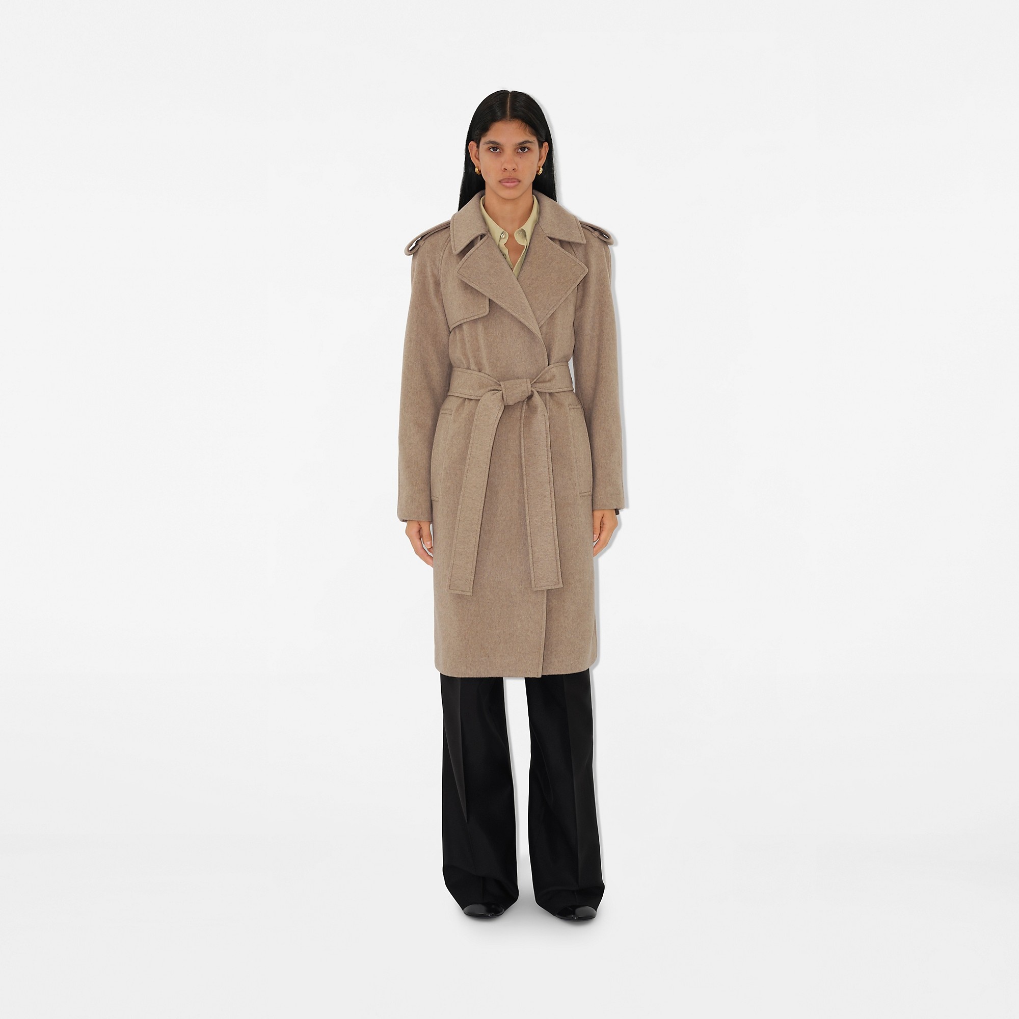 Cashmere Wrap Coat - 2