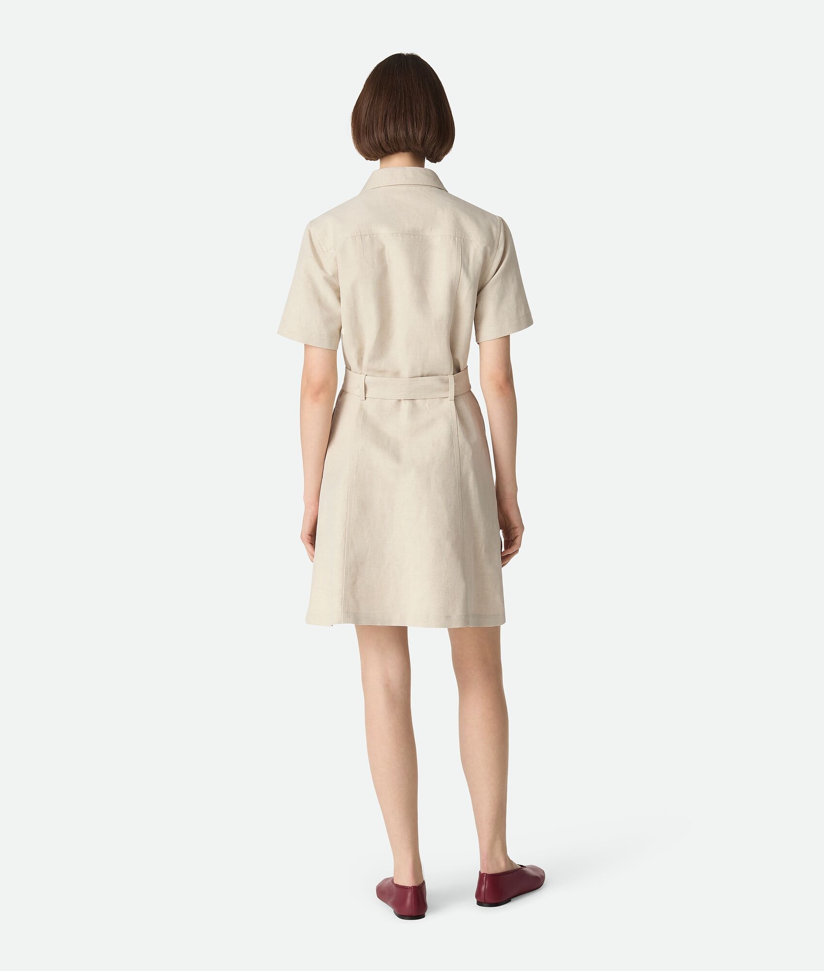 Cotton And Linen Dress - 3