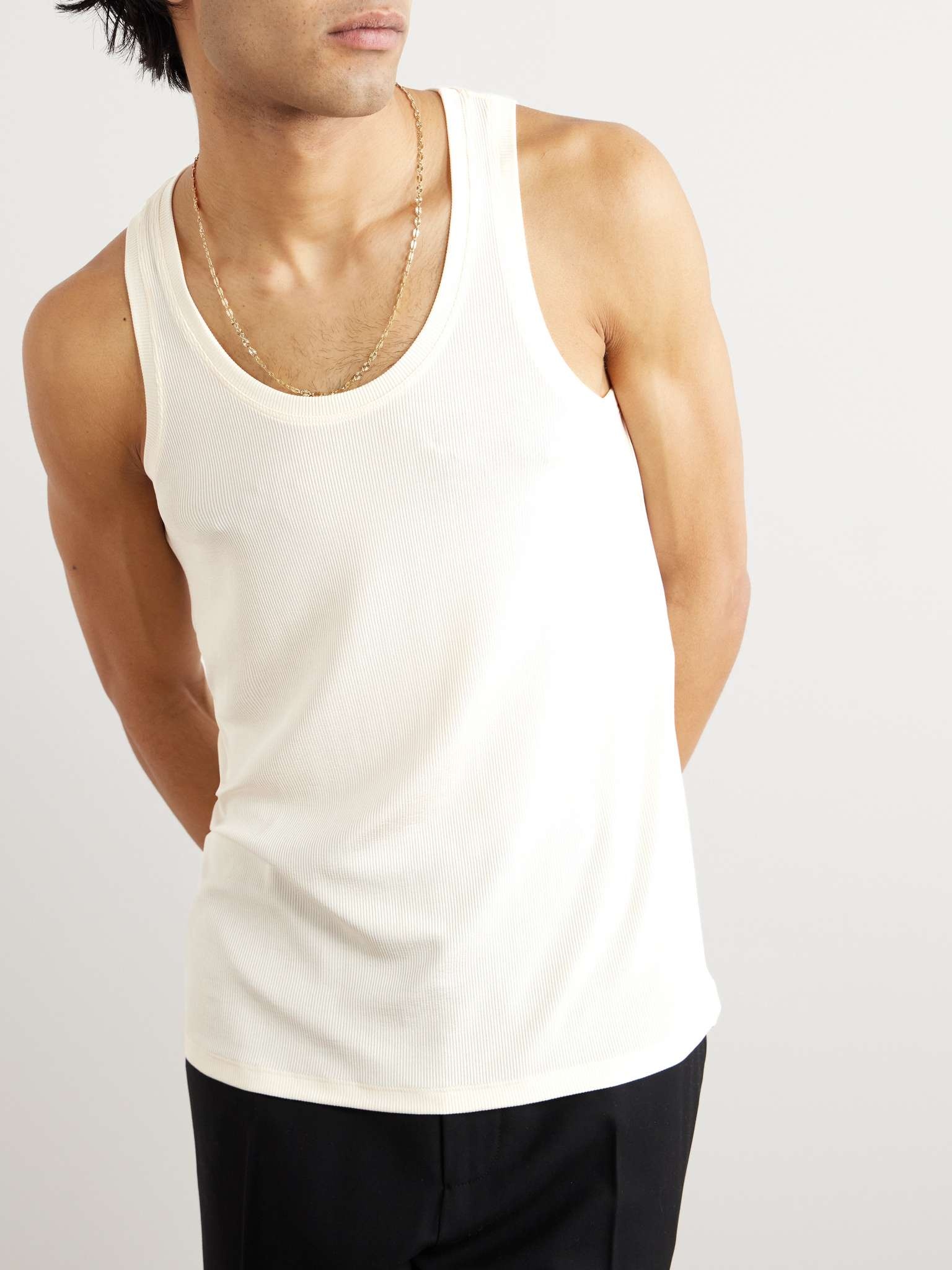 Ribbed-Knit Tank Top - 3