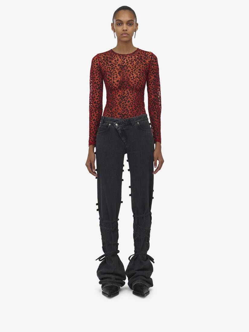 Leopard Devoré Top - 3