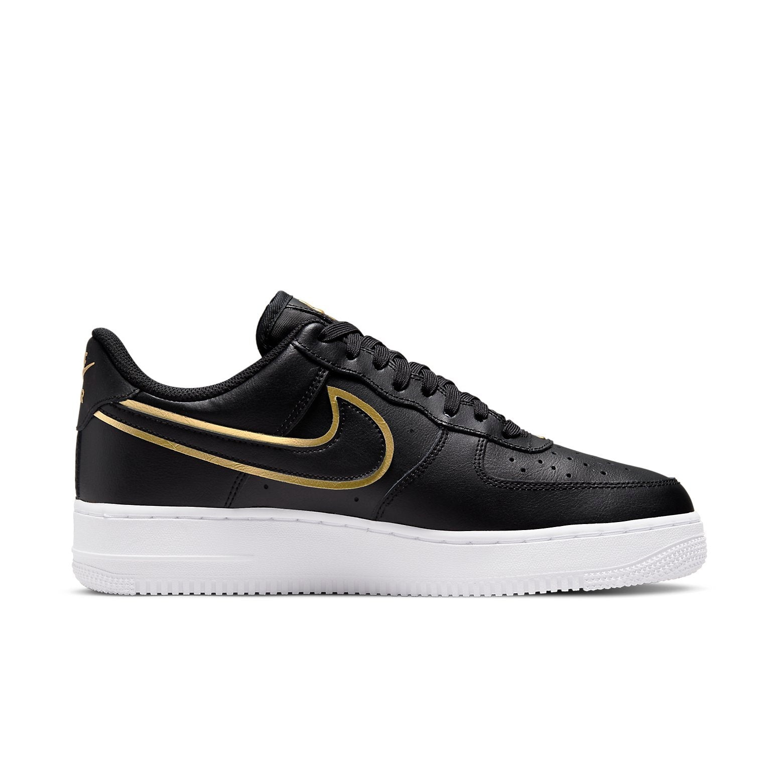 Nike Air Force 1 '07 LV8 'Metallic Swoosh Pack - Black' DA8481-001 - 2