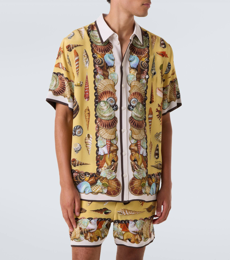 Printed silk crêpe shirt 3