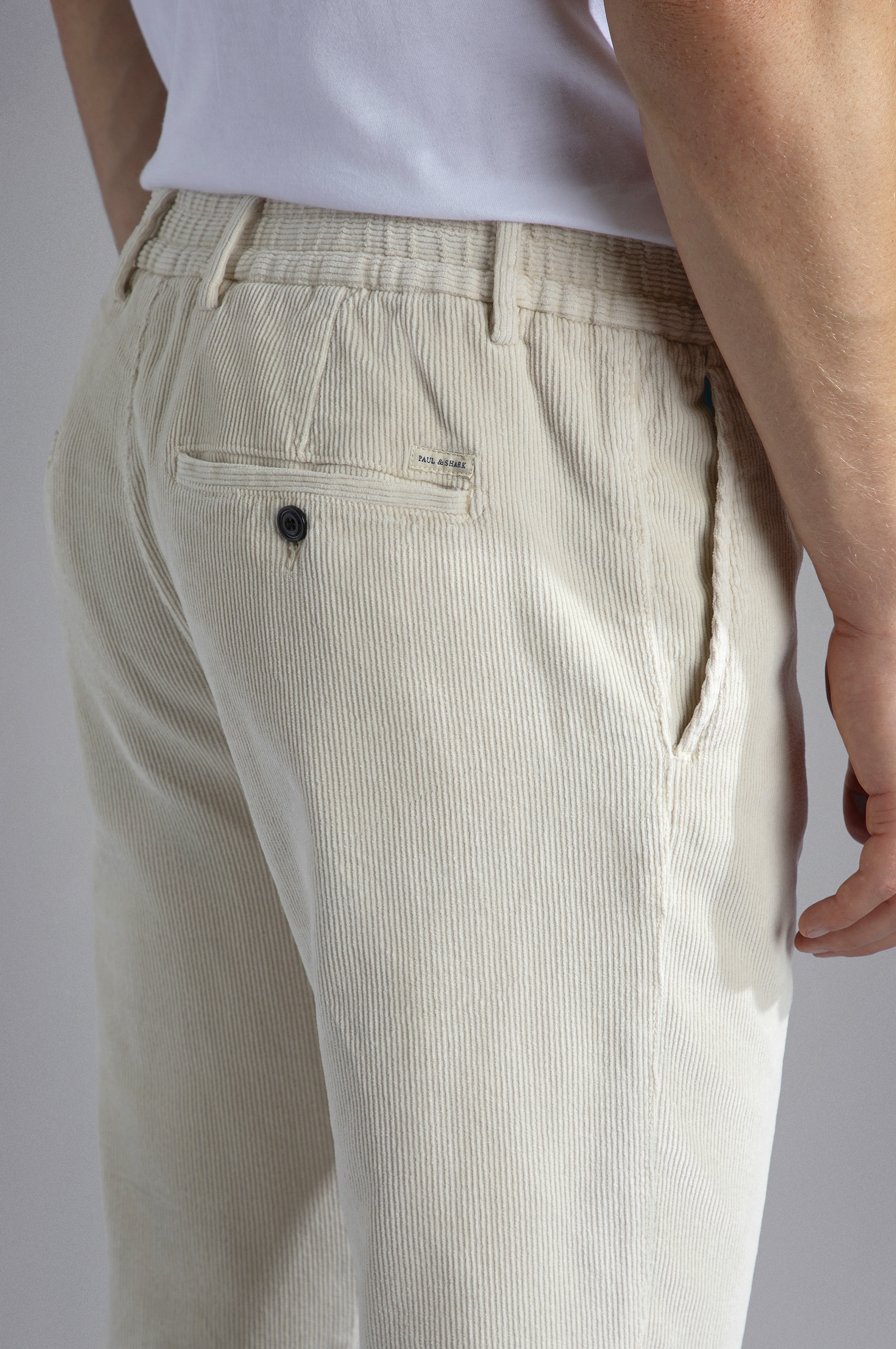 SOFT TOUCH CORDUROY CHINO TROUSERS - 4