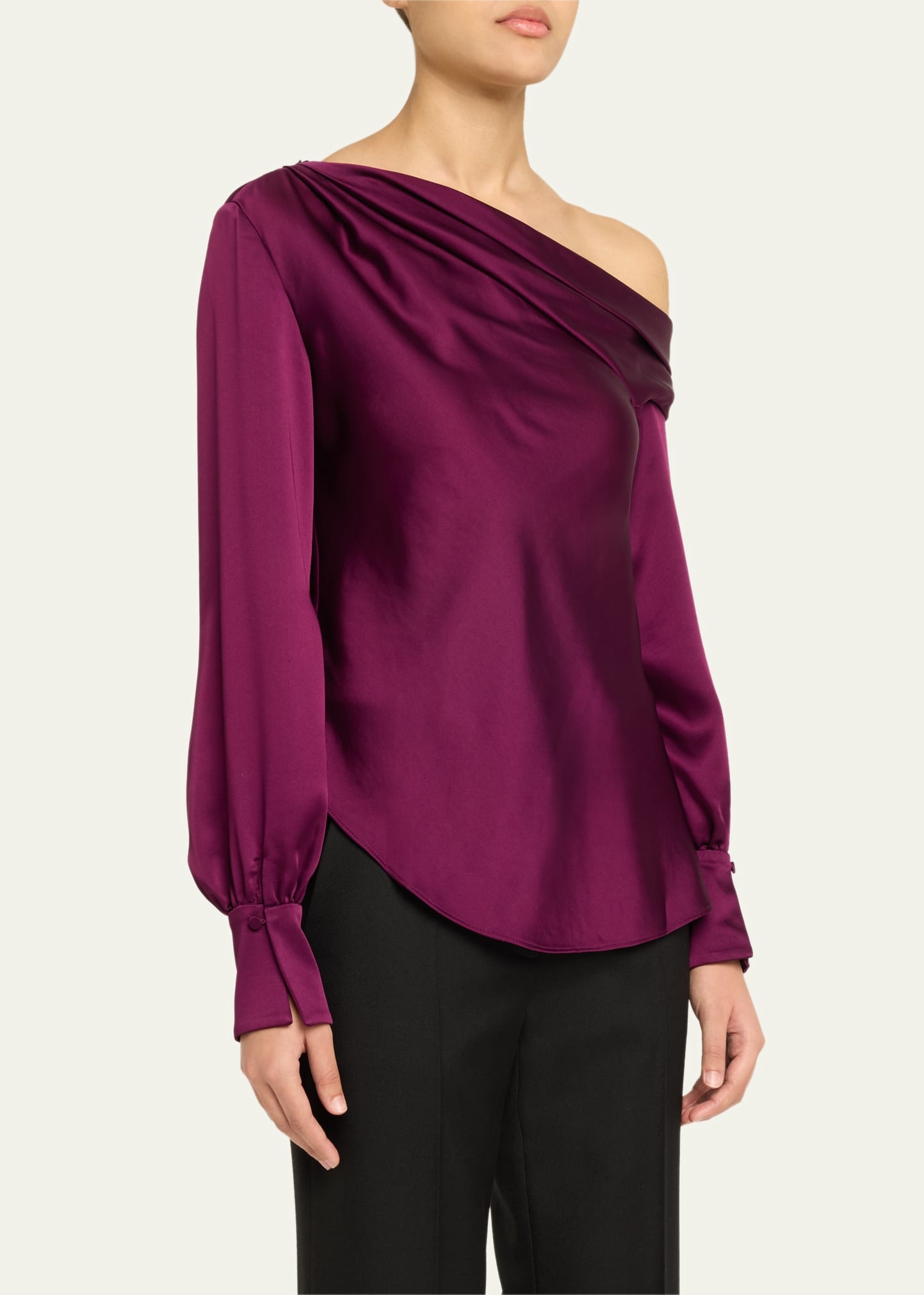 Alice Draped One-Shoulder Top - 4