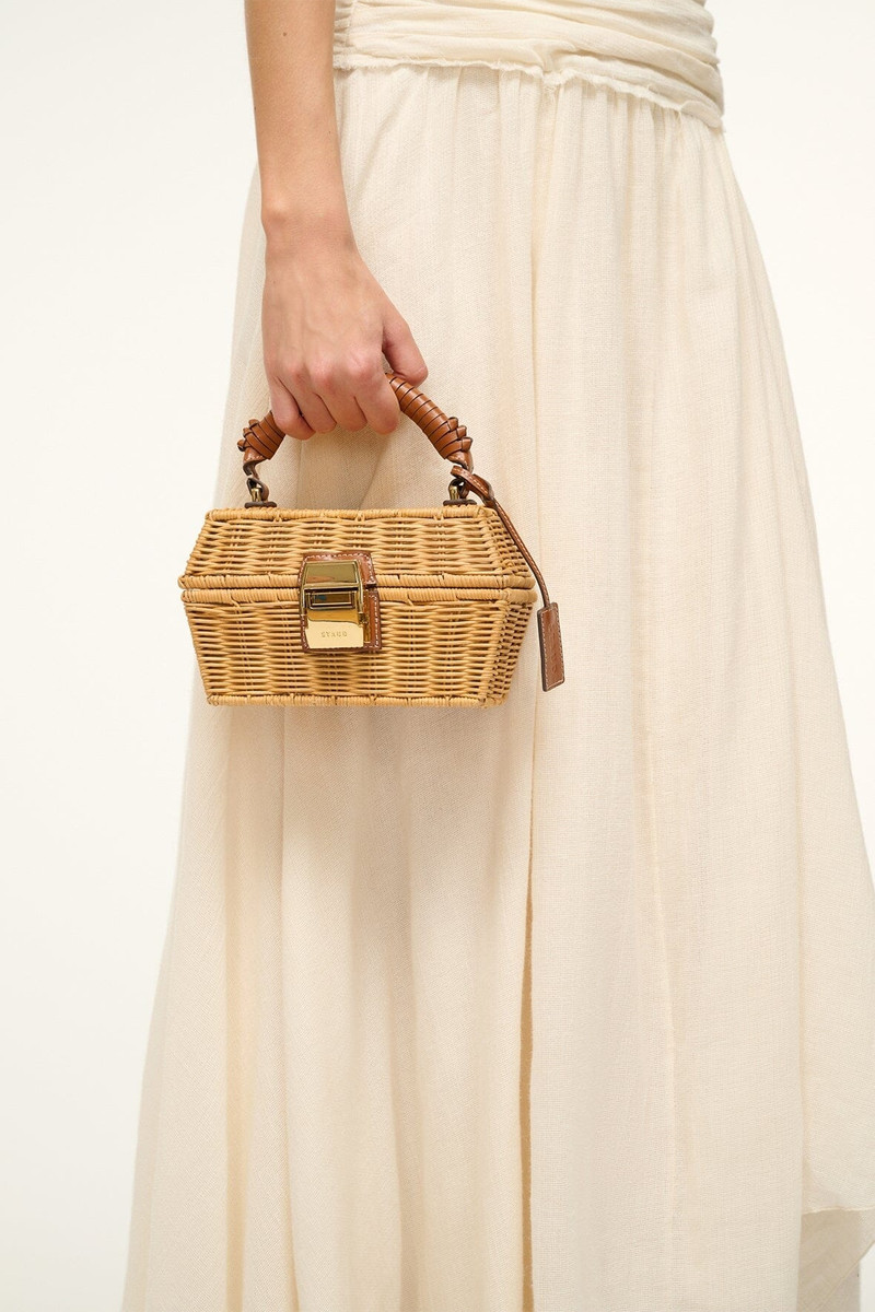 STAUD WICKER TACKLE BOX BAG NATURAL 6