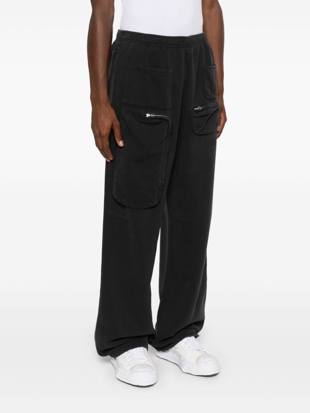 numbers-motif track pants - 3