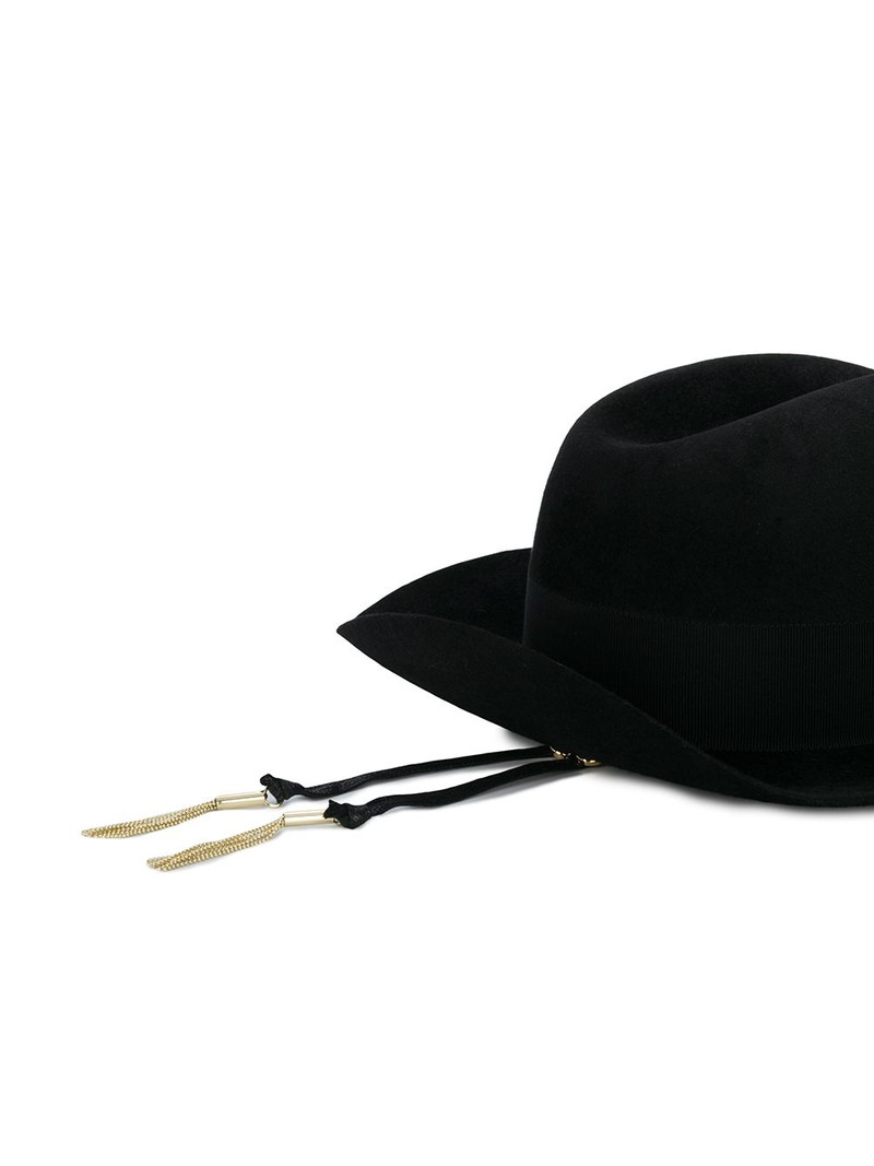 RUSLAN BAGINSKIY embellished fedora hat outlook