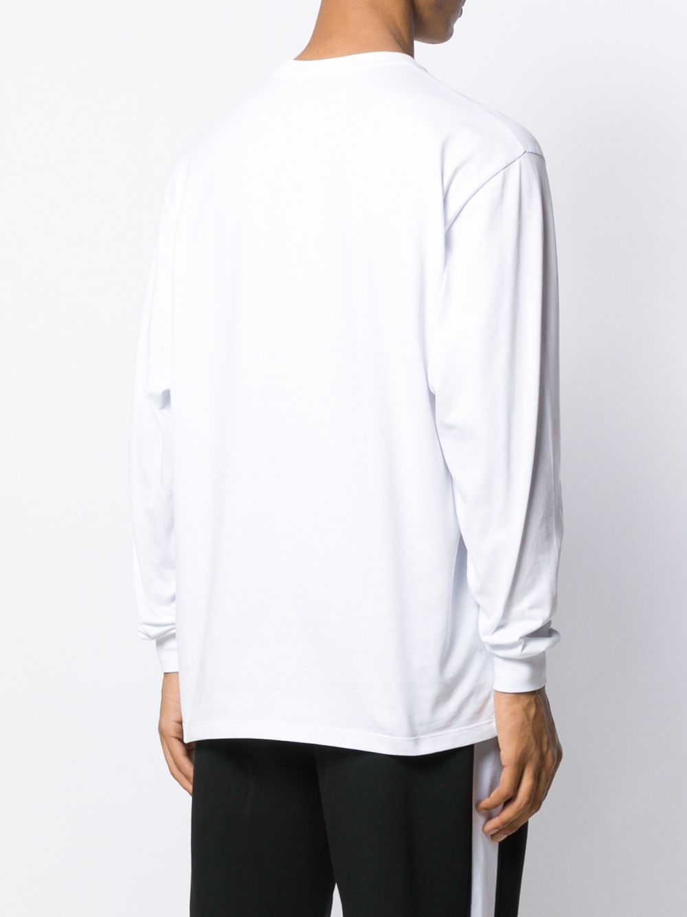 inverted logo printed sweatshirt - 4