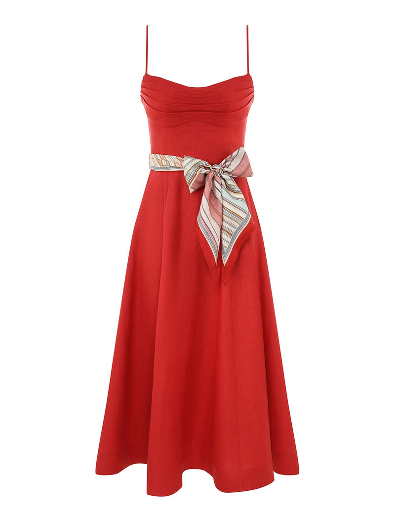 REBELLION TUCK MIDI DRESS 1