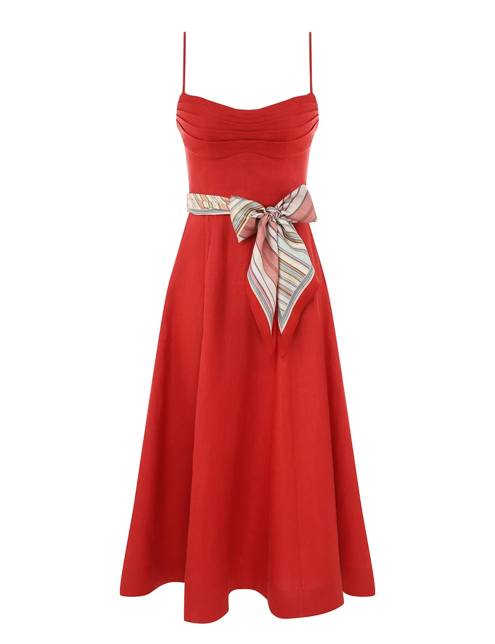 REBELLION TUCK MIDI DRESS - 1