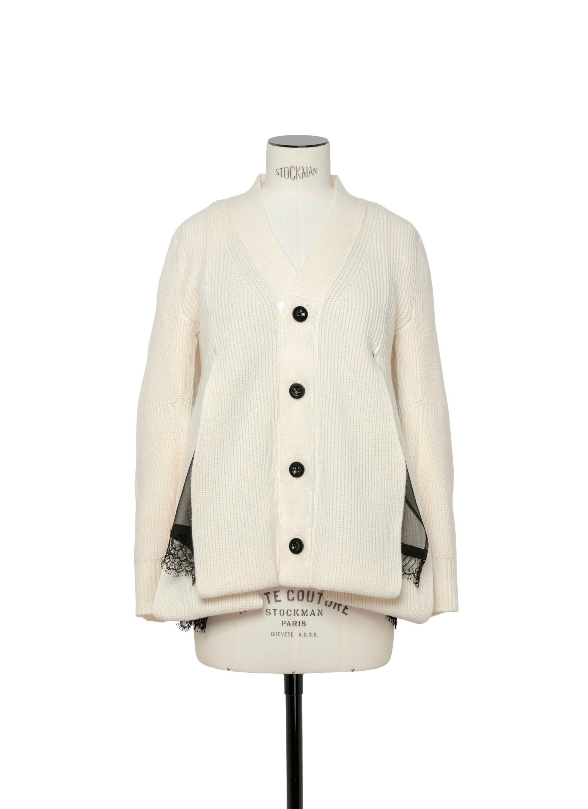 Wool Knit Cardigan - 1