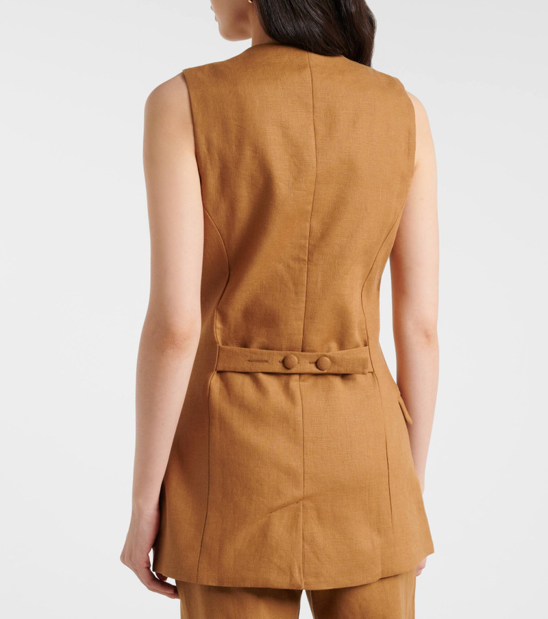 Jane linen vest 6