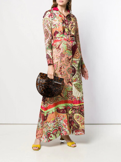 Etro multicoloured print dress outlook