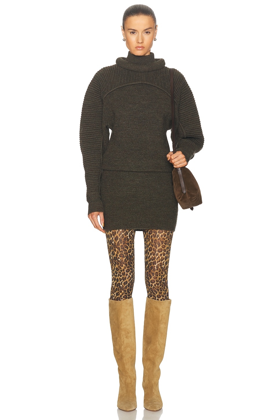 ワンピース ISABEL MARANT HILDE MINI DRESS ISABEL MARANT Hilde ribbed wool mini dress | NET-A-PORTER