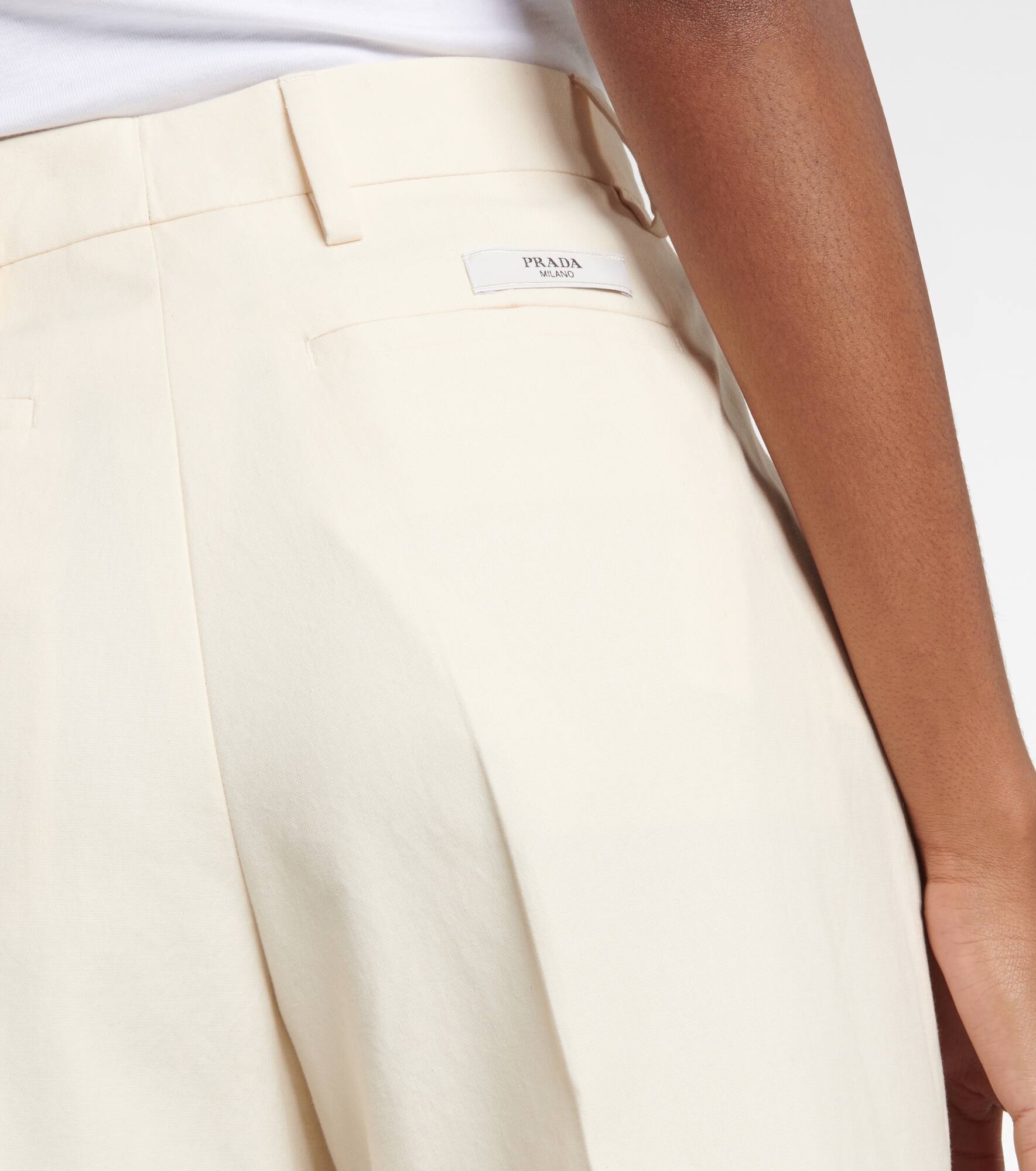 Cupro high-rise wide-leg pants - 6