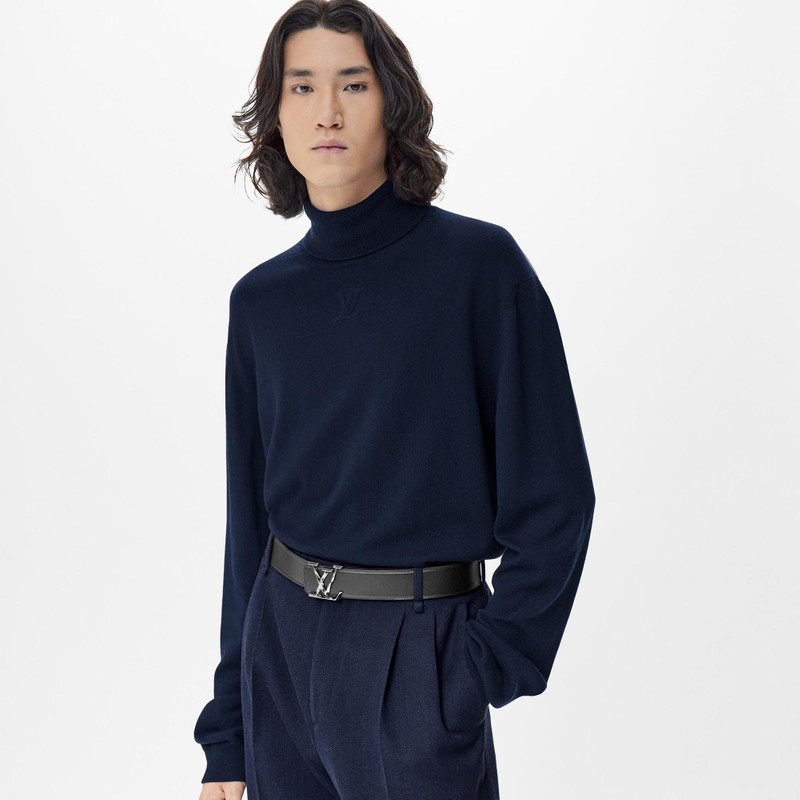 LV Pyramide Twisted 40MM Reversible Belt 5