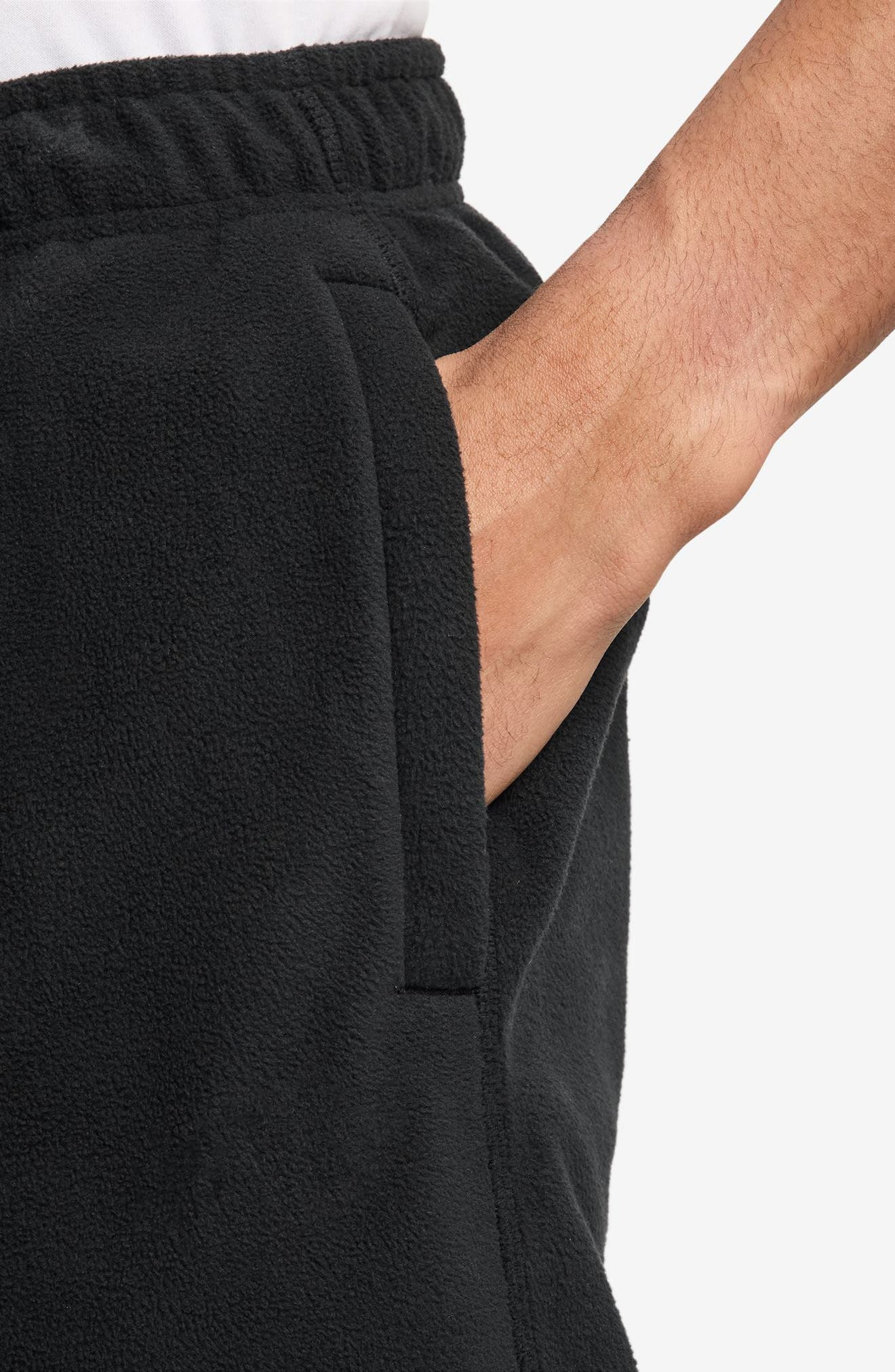 Nike Club Fleece Loose Fit Sweatpants in Black/White at Nordstrom - 3